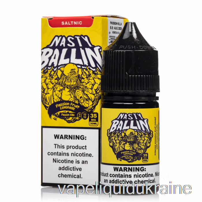 Vape Ukraine Passion Killa - Nasty Salts - 30mL 35mg